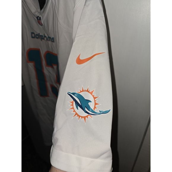 Dan Marino #13 Miami Dolphins Throwback Men's Game onField Jersey White - Picture 6 of 16